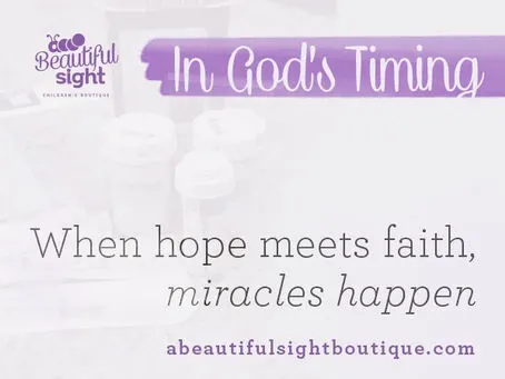 In God's Timing